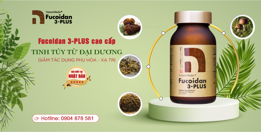 FUCOIDAN 3-PLUS NHẬT BẢN DẠNG VIÊN