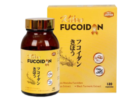 Combo 4 hộp Kibou Fucoidan Nghệ Đen, giảm 200k/1 hộp